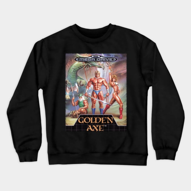 Golden Axe Crewneck Sweatshirt by thepixelcloud